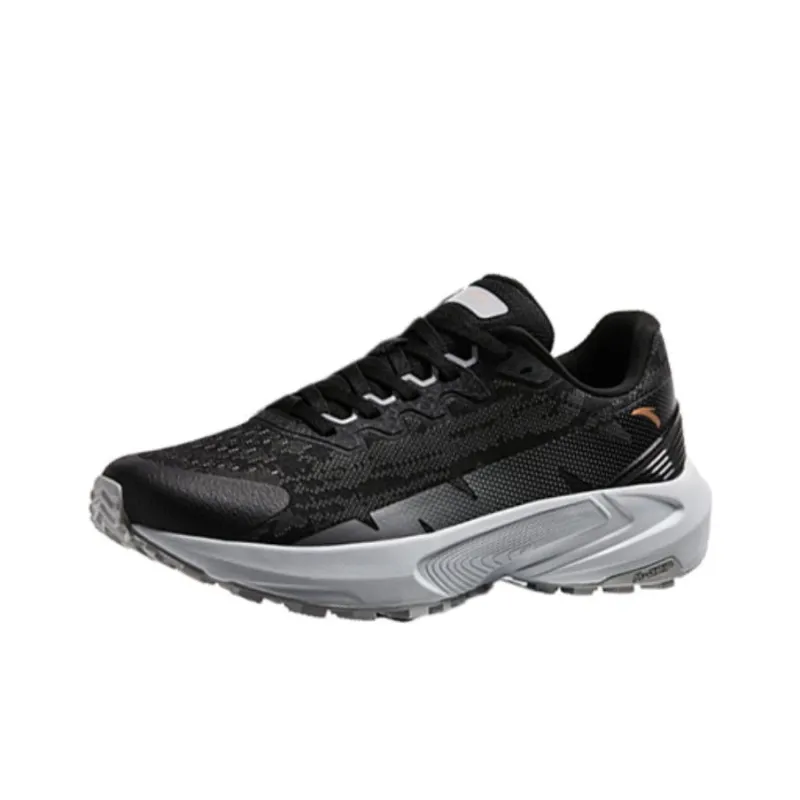 Anta Qilian Sports Cushioned Slip Resistant Low Top Running Shoes Women's Black-0