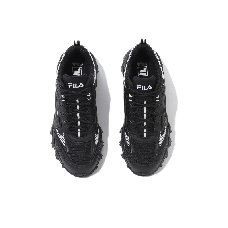 FILA Taurus V3 Cushioning Anti Slip And Wear Resistant Low Top Running Shoes Unisex Black-3