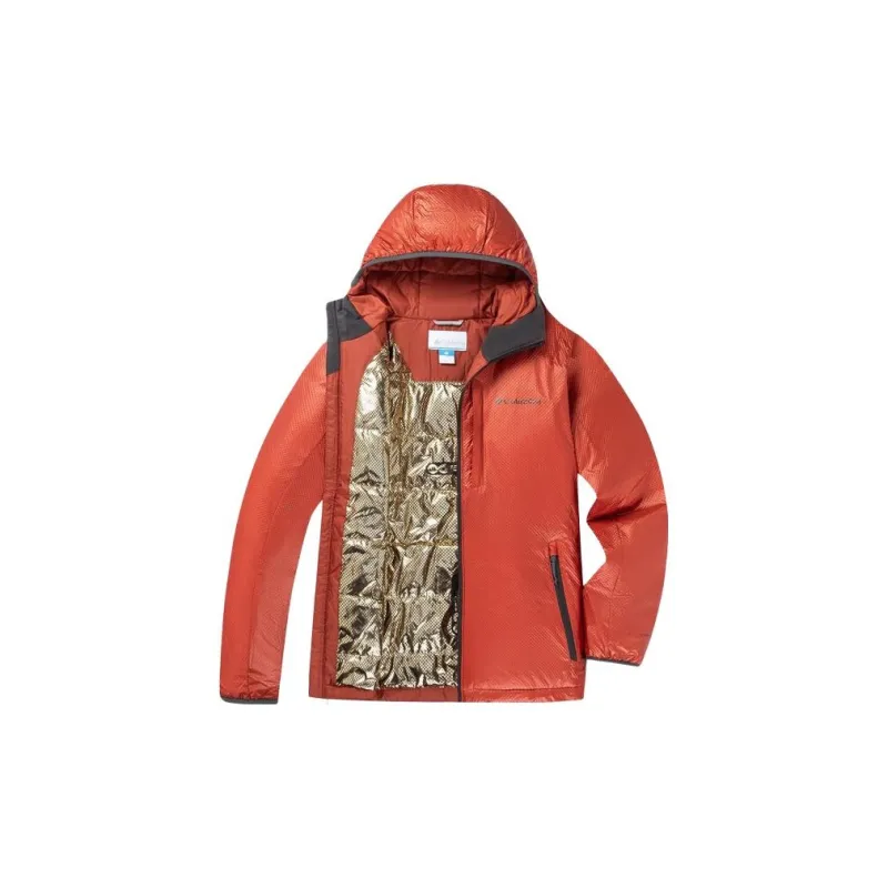 Columbia Puffer Jacket Men's Orange Red-2