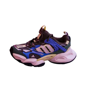 Adidas XLG RUNNER DELUXE Cushioning Wear Resistant Low Top Running Shoes Men's Multicolor