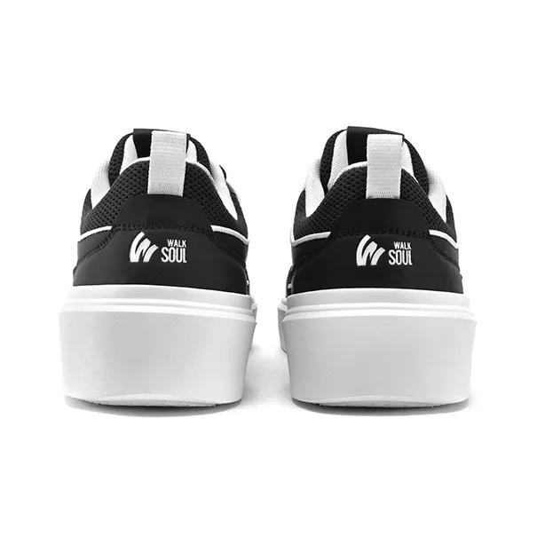 WALKSOUL Skateboard Shoes Men Low Top Apricot/Dark Blue/Black-18