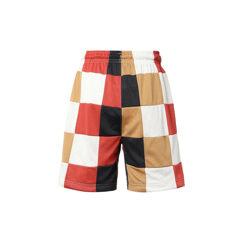 Jordan Casual Shorts Men Red Clay Element Gold Multicolor-1