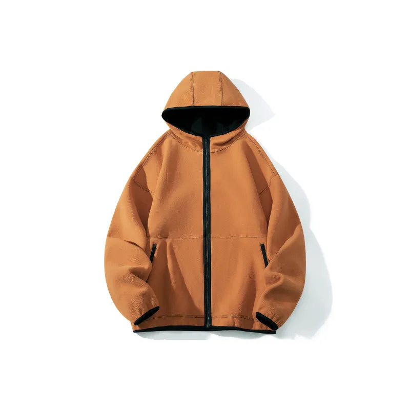 JIPIAO Sweatshirts Unisex Black/Orange-2
