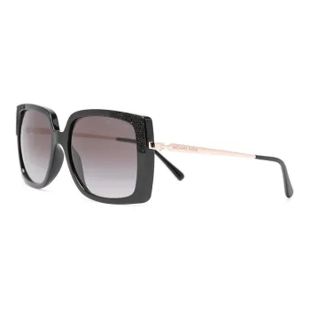 MICHAEL KORS Metal Acetate Irregular Shape Sunglasses Women's Black