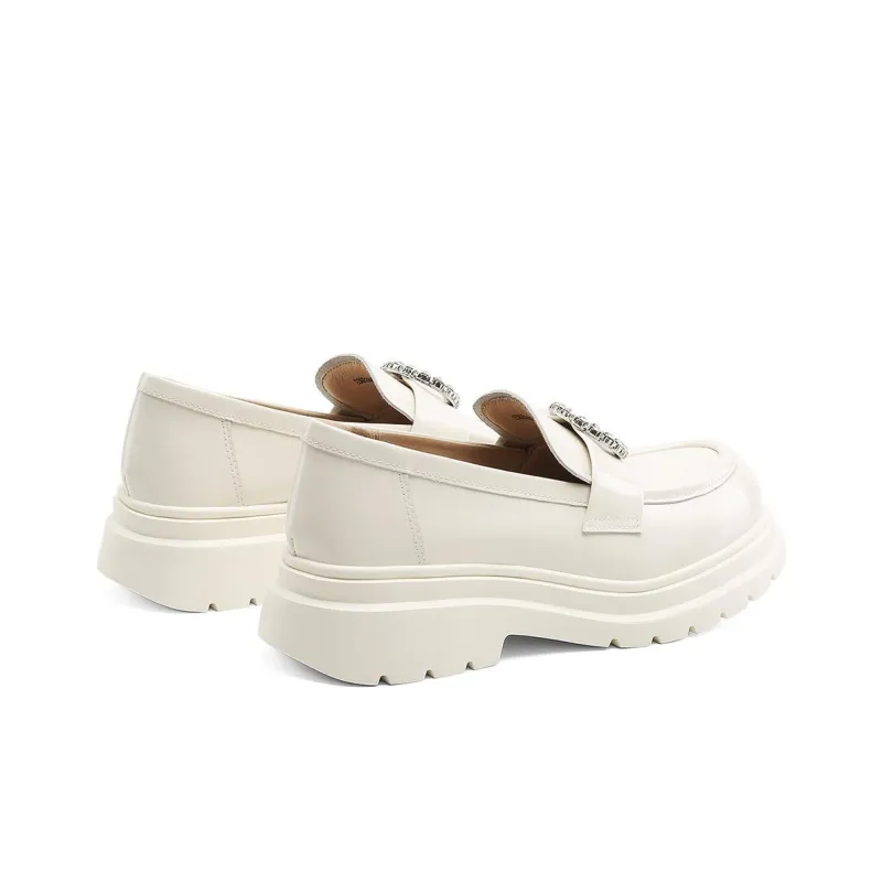 BOSSSUNWEN Loafers Women's Low Top Black-4