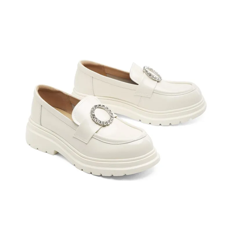 BOSSSUNWEN Loafers Women's Low Top Black-3