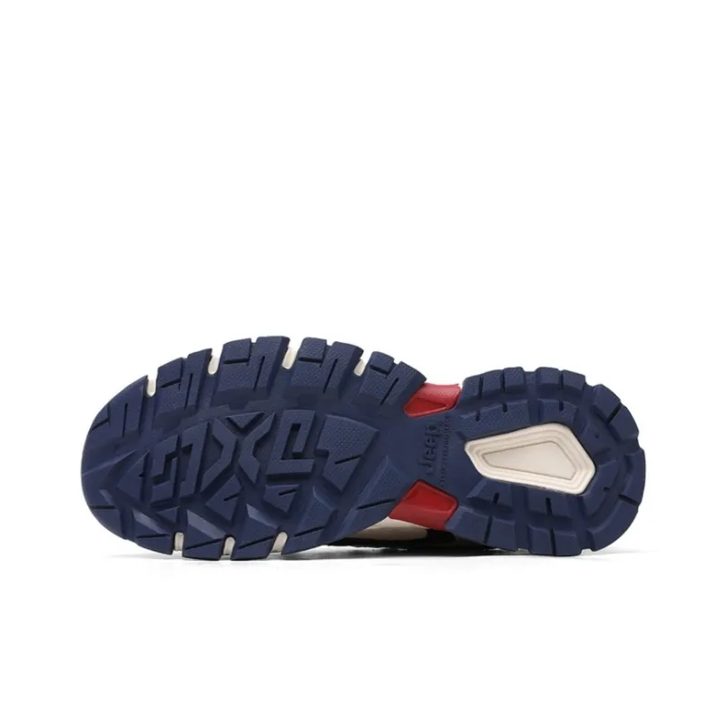 Jeep Running Shoes Unisex Low Top Blue/Beige-4