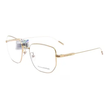 Zegna Alloy Irregular Shape Eyeglass Frames Men's