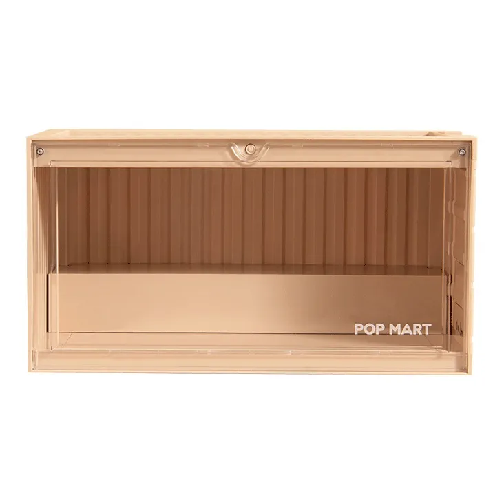 POP MART Container Luminous Figure Display Case Model Accessories Ecru-0