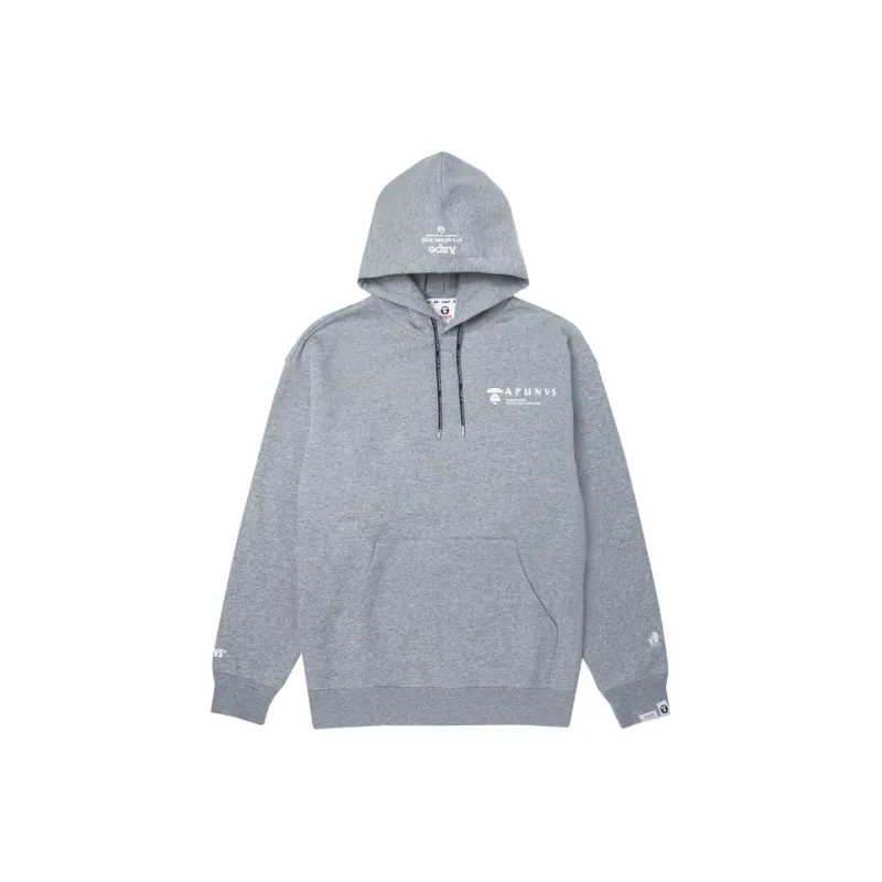 Aape Logo-print Jersey Hoodie-1