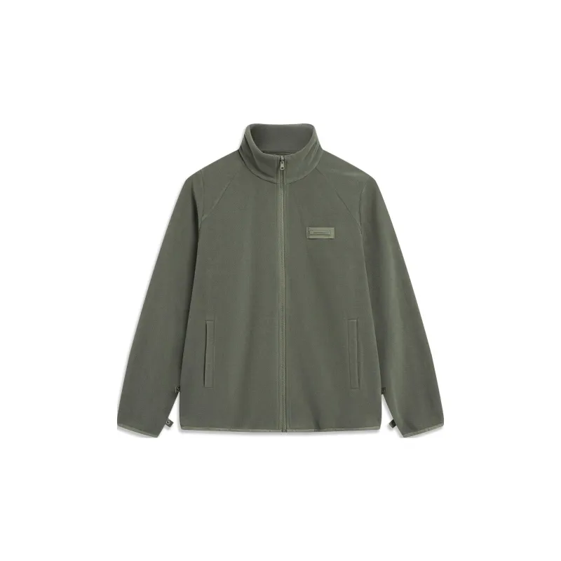 LiNing CF Tracing Wulong Armor Collection Warm Windbreaker Jacket Men's Murky Olive Green-2