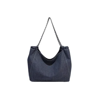 UNITE STAR Oxford Tote Bag Shopping Bag Shoulder Bags Medium Size Women's Blue