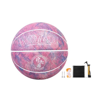 WITESS PU Basketball Dazzling Pink Red Size 7 Training