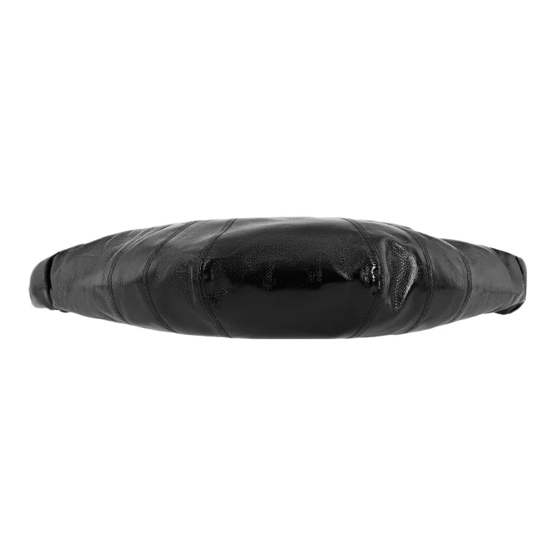 Lemaire Croissant Series Cotton Croissant Bag, Shoulder Bag, Crossbody Bag Medium Size Unisex Black-3
