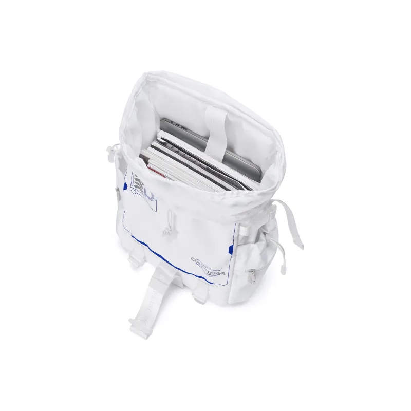 8atheist Polyester Backpack Portable Backpack Tubas Unisex Starry White-8