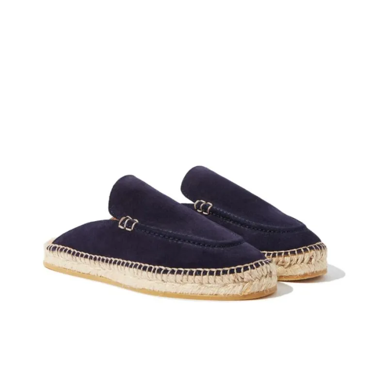 SCAROSSO Suede Jute sole Espadrilles Women's-2
