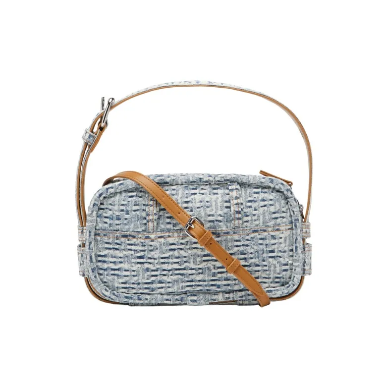 DIESEL Denim Shoulder Bag, Handbag, Shoulder Bag Women's Light Blue-1