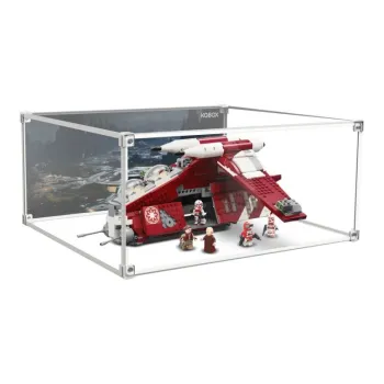 KGBOX Star Wars Coruscant Guard Gunboat Acrylic Dust Cover Storage Box Model Accessories