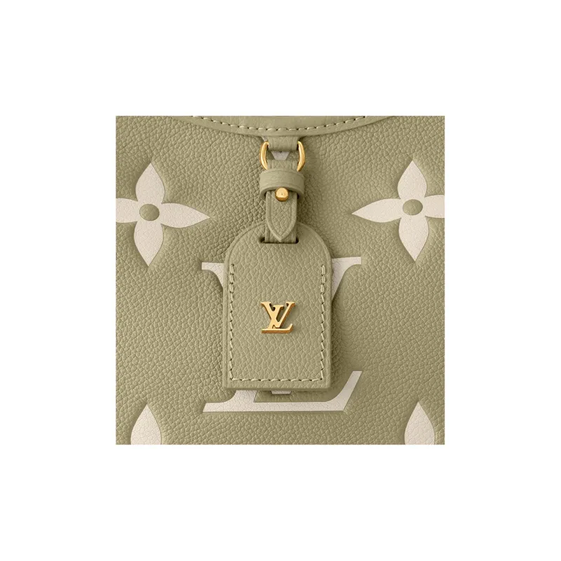 LOUIS VUITTON Carryall Grained Calfskin Shopping Bag, Combo Bag, Handbag, Shoulder Bag Women's Khaki Green-5