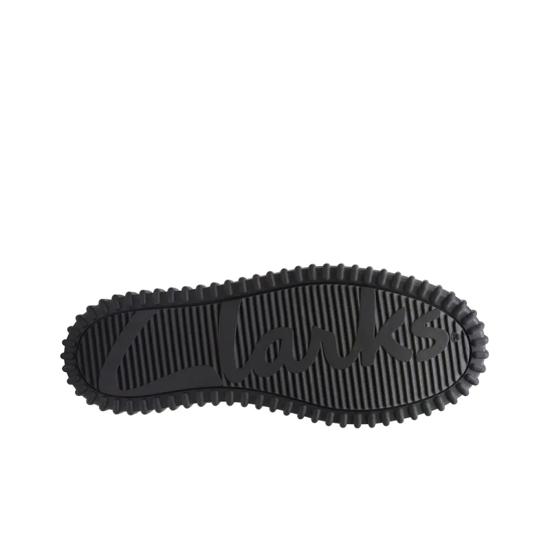 Clarks Low Top Skateboard Shoes Men's Black-4