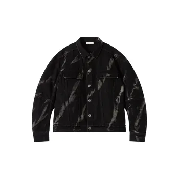 Organic Emotion Denim Jackets Unisex Black