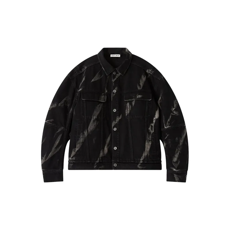 Organic Emotion Denim Jackets Unisex Black-0