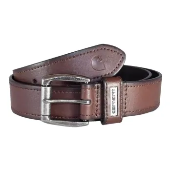 Carhartt Business Casual Pin Buckle Leather Belts Men's Brown Width: 3.8cm