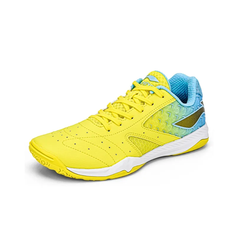 LiNing Cushioning Anti-Slip Wear-Resistant Breathability Low-Top Athletic Shoes Unisex Yellow-1