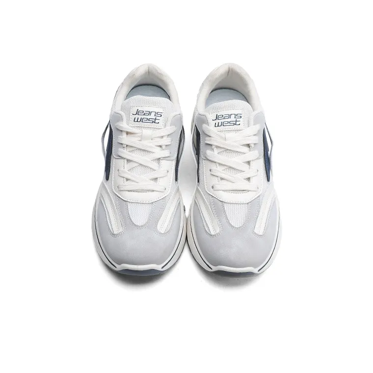 JEANSWEST Anti Slip And Wear Resistant Height Increasing Low Top Casual Shoes Unisex-2