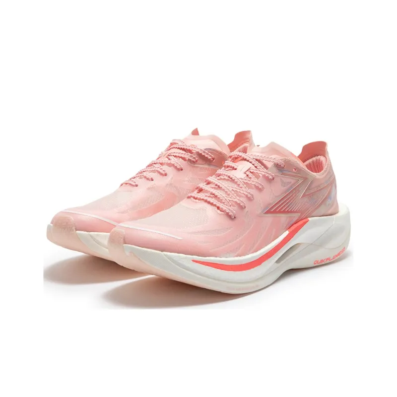 361° Feiran 2 Running Shoes Unisex Low Top Soft Peach Pink/Bleached Coral Red-2