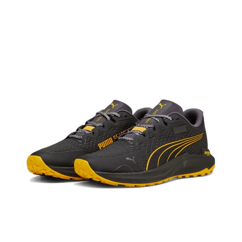 PUMA Fast Trac Nitro GORE TEX 'Seasons Black Yellow Sizzle'-2