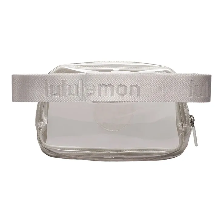 Lululemon Waterproof Fabric One Shoulder Crossbody Fanny Pack Women's White-1