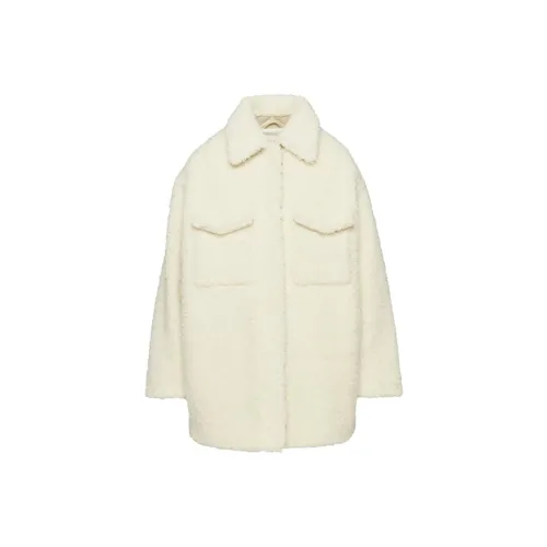 ARITZIA Velvet Jackets Women's White Birch/Birch