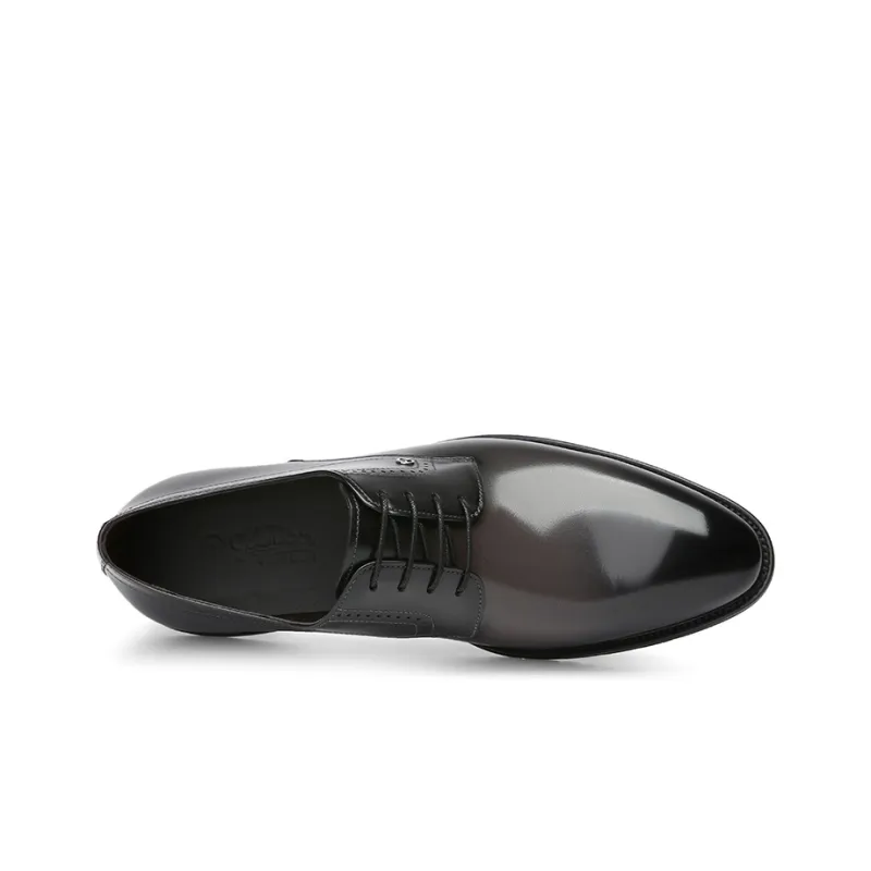 GOLDLION Dress Shoes Men Low Top Black, Gray, And Light Brown-2
