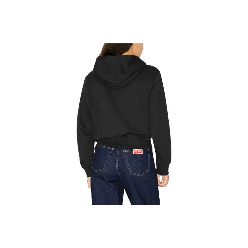 KENZO Archivo Logo Zip-Up Drawstring Hoodie-1