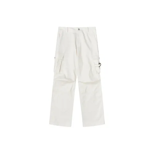 HARSH AND CRUEL Casual Pants Unisex White