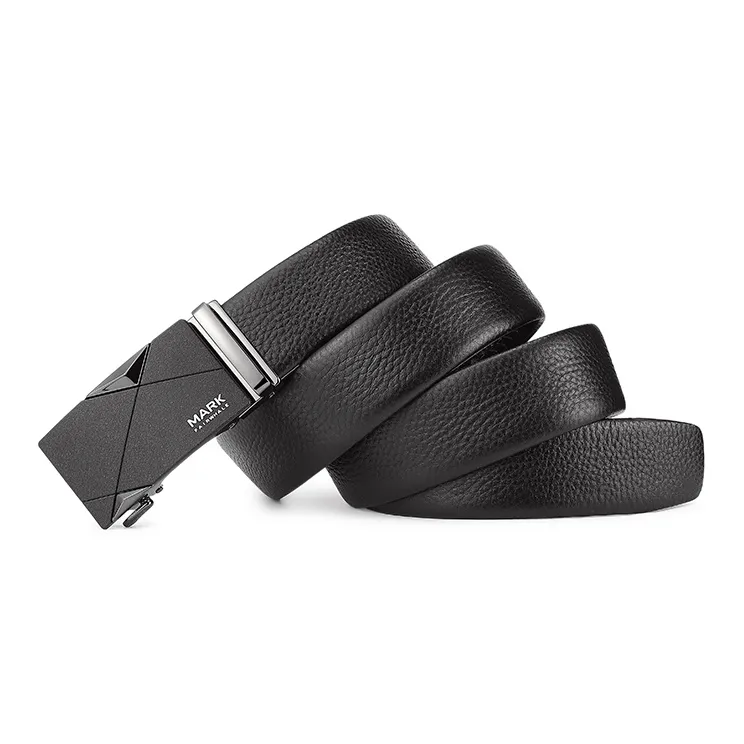 FAIRWHALE Matte Surface, Wear Resistant Cow Leather Belts Men's Width 3.5CM-1