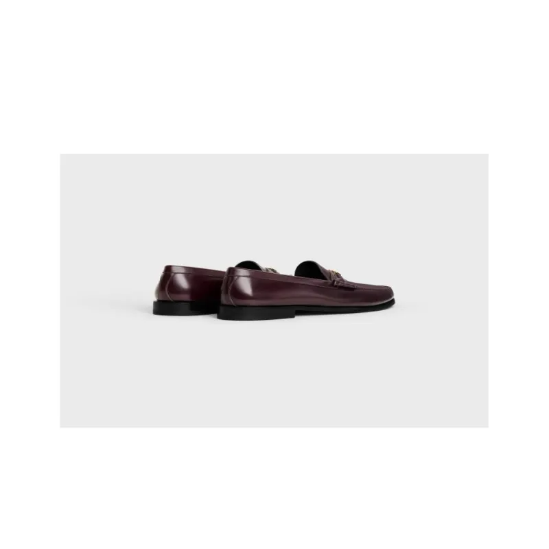 CELINE Triomphe Loafers 1.5cm Men's Umber-5