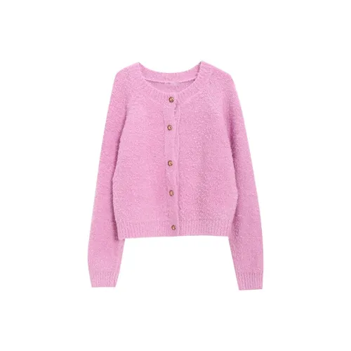 TWOPLUMGIRLS Knitwear Women's Rose Pink