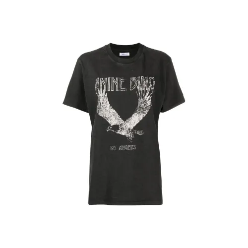 Anine Bing T-Shirts Women's Black