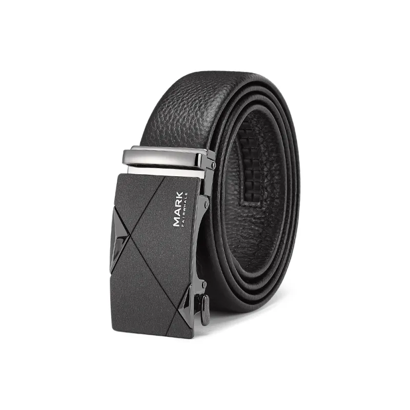 FAIRWHALE Matte Surface, Wear Resistant Cow Leather Belts Men's Width 3.5CM-0