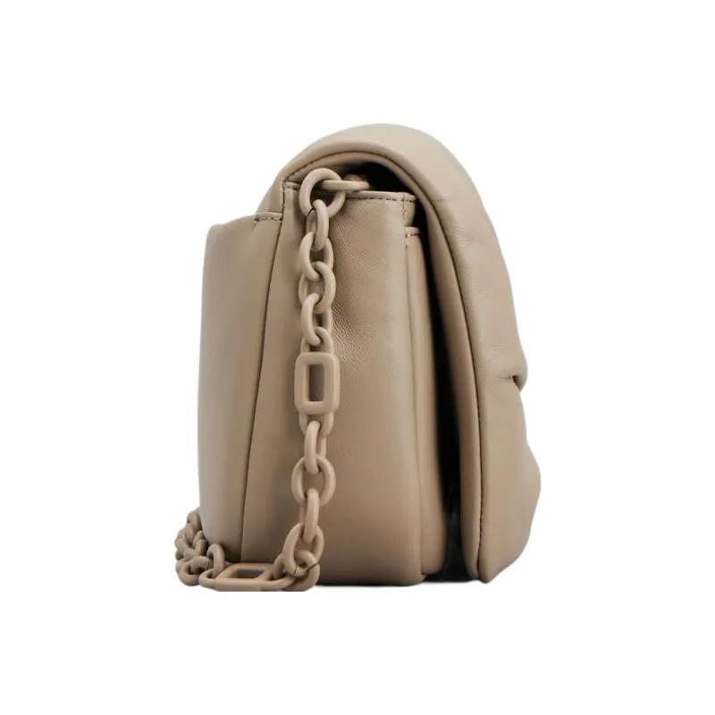 Roger Vivier Leather Crossbody Bag Shoulder Bag Women's Umber-2