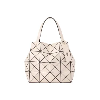 ISSEY MIYAKE CARAT Nylon Tote Handbag Regular Women's Cream