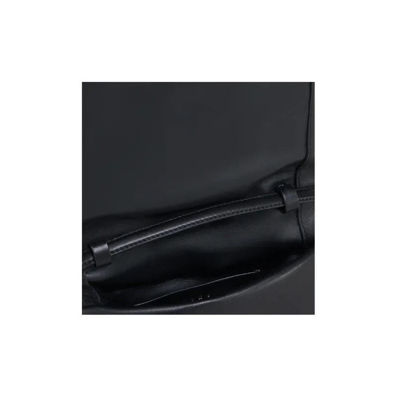 MARNI Calfskin Crossbody Bag Shoulder Bag Women's Black-4