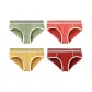 M261-Week Pants-C Set-Green+Orange Red+Yellow+Burgundy (4 Pack)