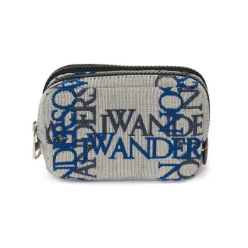 JW Anderson Logo Jacquard Zip Pouch