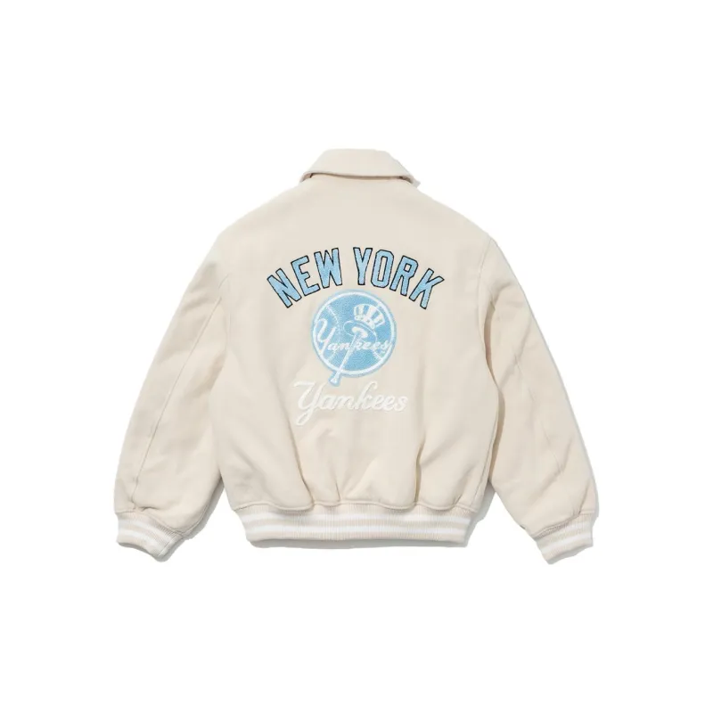 New Era Jackets Unisex Ecru-1