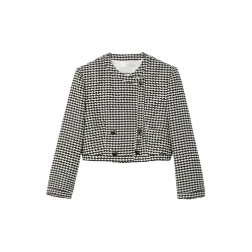 Sandro Vilette Houndstooth-print Jacket