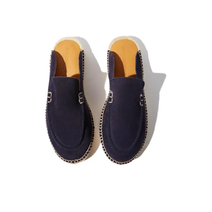 SCAROSSO Suede Jute sole Espadrilles Women's-3
