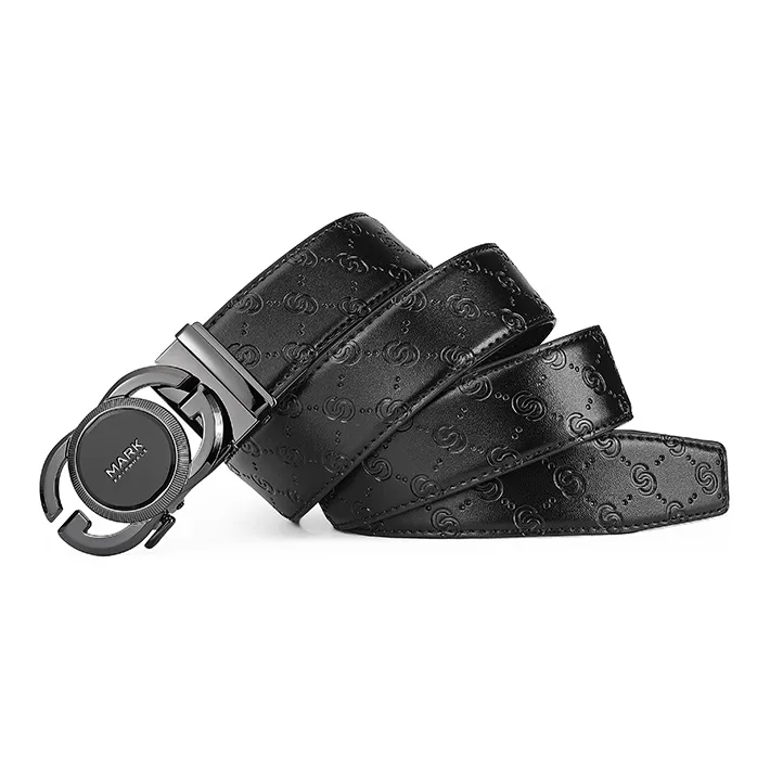 FAIRWHALE Cow Leather Belts Men's Width 3.5CM-1
